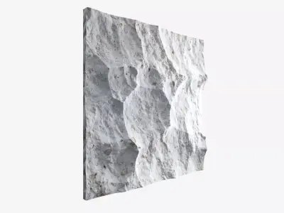 270-RockPanel piece of rock on wall 3D model