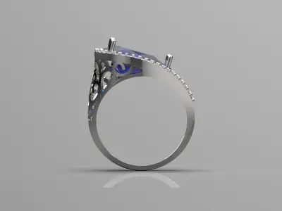 jewellery ring jr00084 3D print model