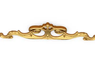Classic carved decor ornament 360 3D model