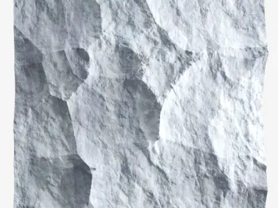 478-RockPanel piece of rock 3D model