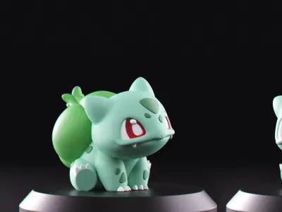 Pokemon - Starters 3D Model Collection