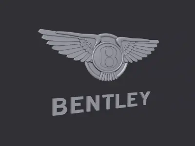 Bentley Car Logo 3D print model