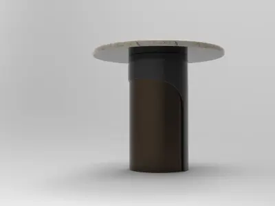 Peft Side Table Low-poly 3D model