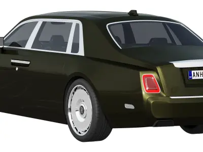 Phantom luxury sedan 3D model