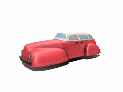 Toy Car Low-poly PBR Free low-poly 3D model