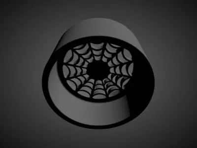 Spider Web Rims scalable and printable 3D print model