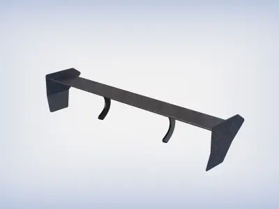 spoiler combo rear 3vol 3D model