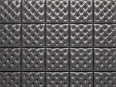 decoration wall sofa button 3D model