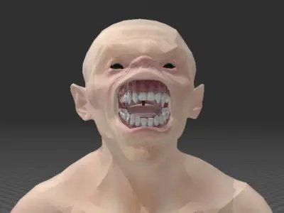 Werewolf Transformation Free low-poly 3D model