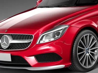 Mercedes-Benz CLS 2015 3D model
