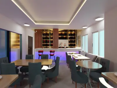 Bar Reception 3D model