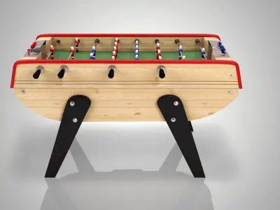 Table Football game - Babyfoot -  3D model