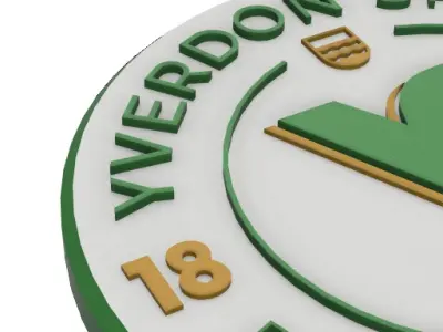Yverdon Sport FC Wall Sign 3D print model
