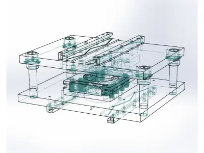 -Flying-  stamping die 3D model