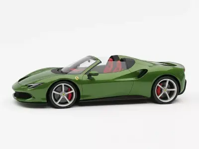 Ferrari 2025 12 Cilindri Spider Concept Low-poly 3D model