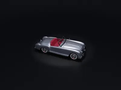 Vintage Car 1952 Nash Healey 3D model