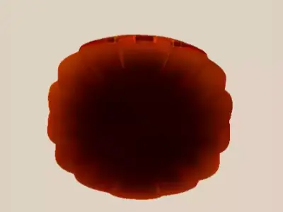 Pumpkin Keychain 3D Printable Pumpkin Car Bike Key Accessory 3D print model