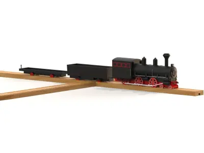 Toy Train 3D model