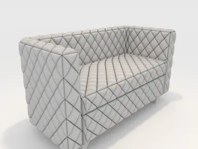 Sofa 2 Seater 14 3D model