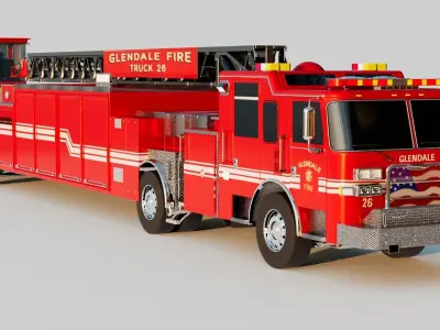 Arrow XT Ascendant 107 Heavy-Duty Tractor 3D model