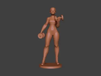 Woman Sport 3D print model