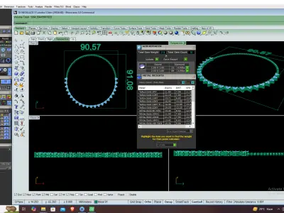 Luxury Full Diamond Necklace for women 3D print model
