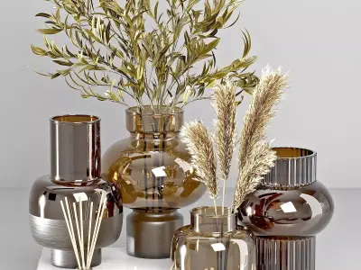 decorative set18 3D model purchase
