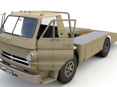 Dodge L700 Tow Truck 1964 3D model