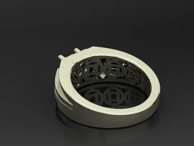 Band Ring 3D print model