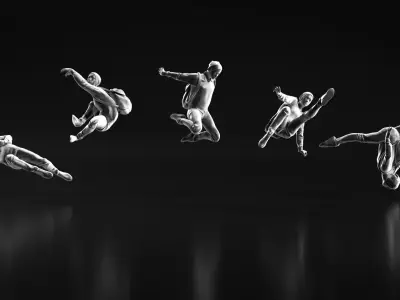 Parkour Boy 3D print model