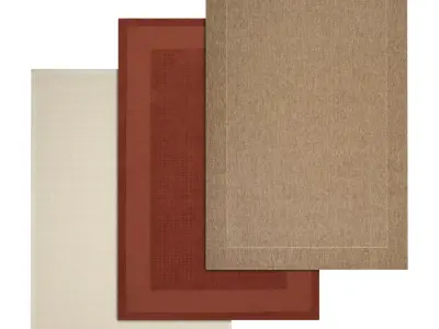 Rug Set 1182 3D model