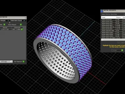 Wedding ring 8 3D print model