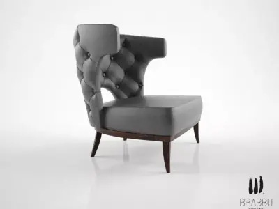 Brabbu Kansas armchair 3D model 3D model