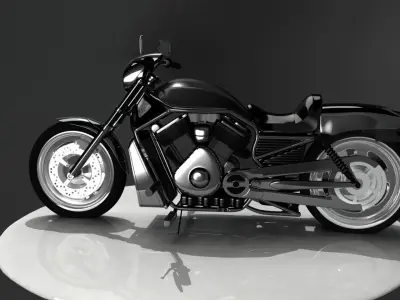 3D Model Harley Motorbike 3D model