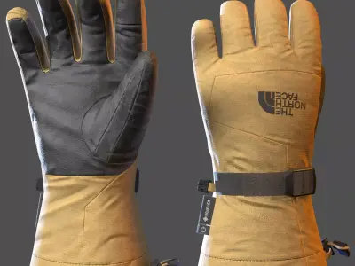  The North Face Mens Montana Glove Low-poly 3D model