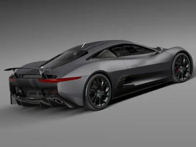 Jaguar C-X75 2014 3D model