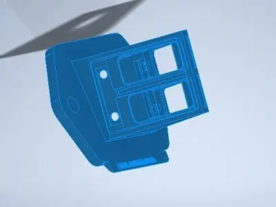 Accurate Piaggio reed valve scooter model 3D print model