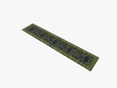 Medieval Carpet V9 Low-poly 3D model
