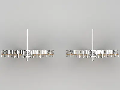 luxury diamond earring je0038 3D print model