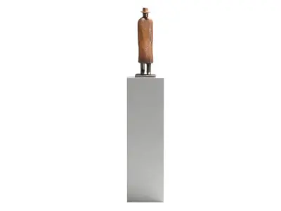 Walking Man Bronze Sculpture 3D model