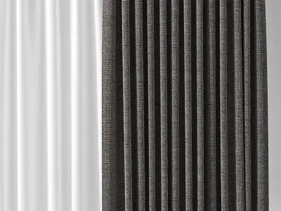 Curtains 3D model