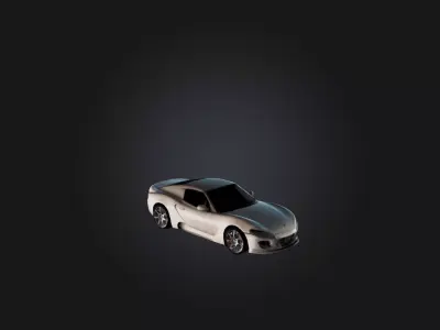 Realistic Car Model Low-poly 3D model