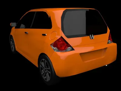 2016 HONDA BRIO RS Low Poly Low-poly 3D model