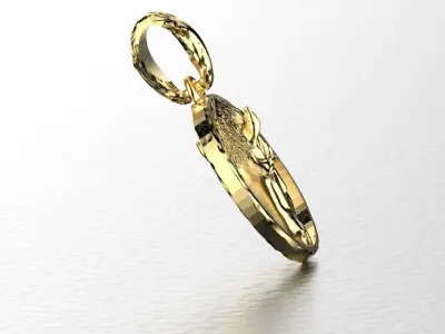 Horse Pendant 3d model for 3d printing  3D print model