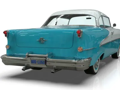 Oldsmobile 88 Coupe 1955 Low-poly 3D model