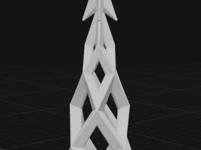 Minimalist Illuminated Christmas Decor 3D print model