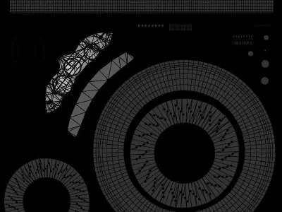 Wheel Goodyear Eagle F1 High Detailed 3D Model 3D model