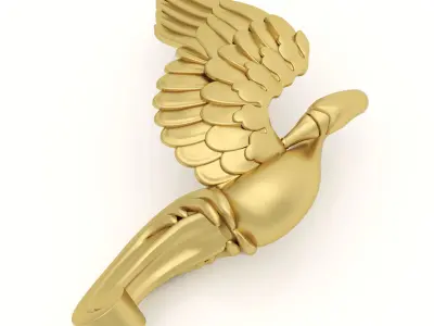 Cnc Furniture Leg Swan 4 - Swan 3D model