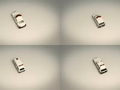 Low Poly Japanese Police Pack