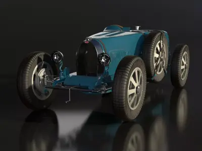 Bugatti Type 35 3D model